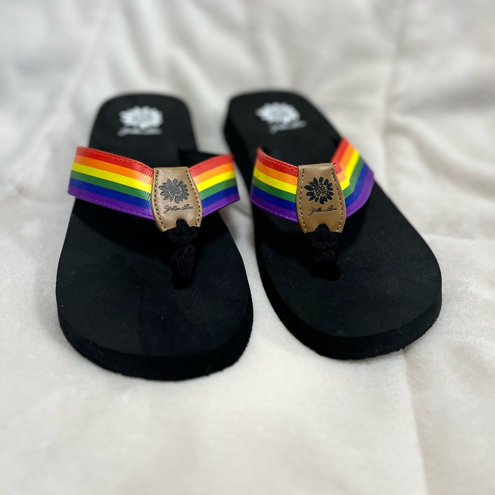 Rainbow Flip Flop Sandals